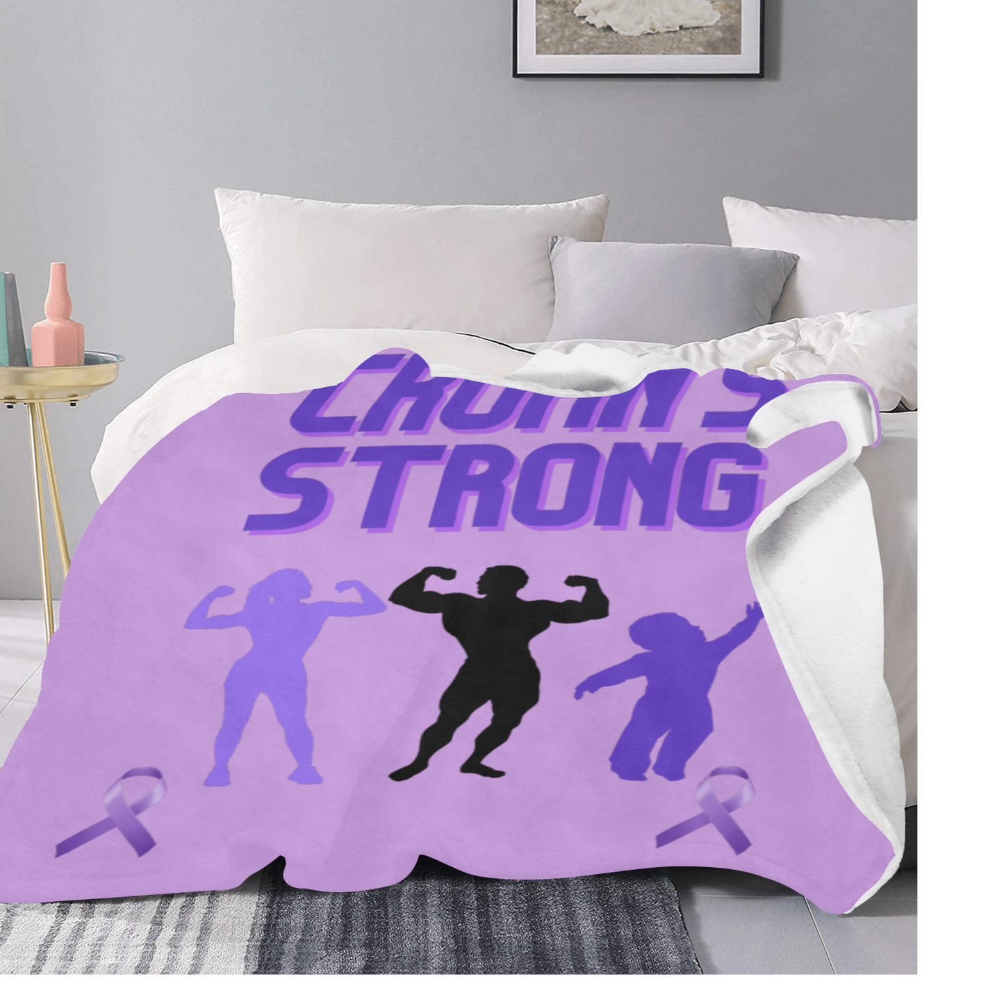 Crohn's Strong Micro Fleece Blanket
